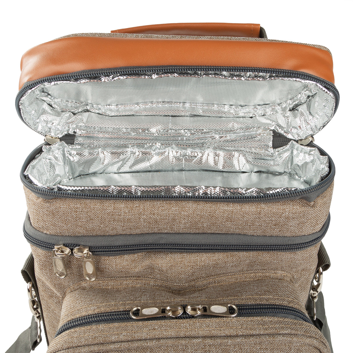 Insulated wine cooler carrier bag for 4 people -  Greenfield Collection