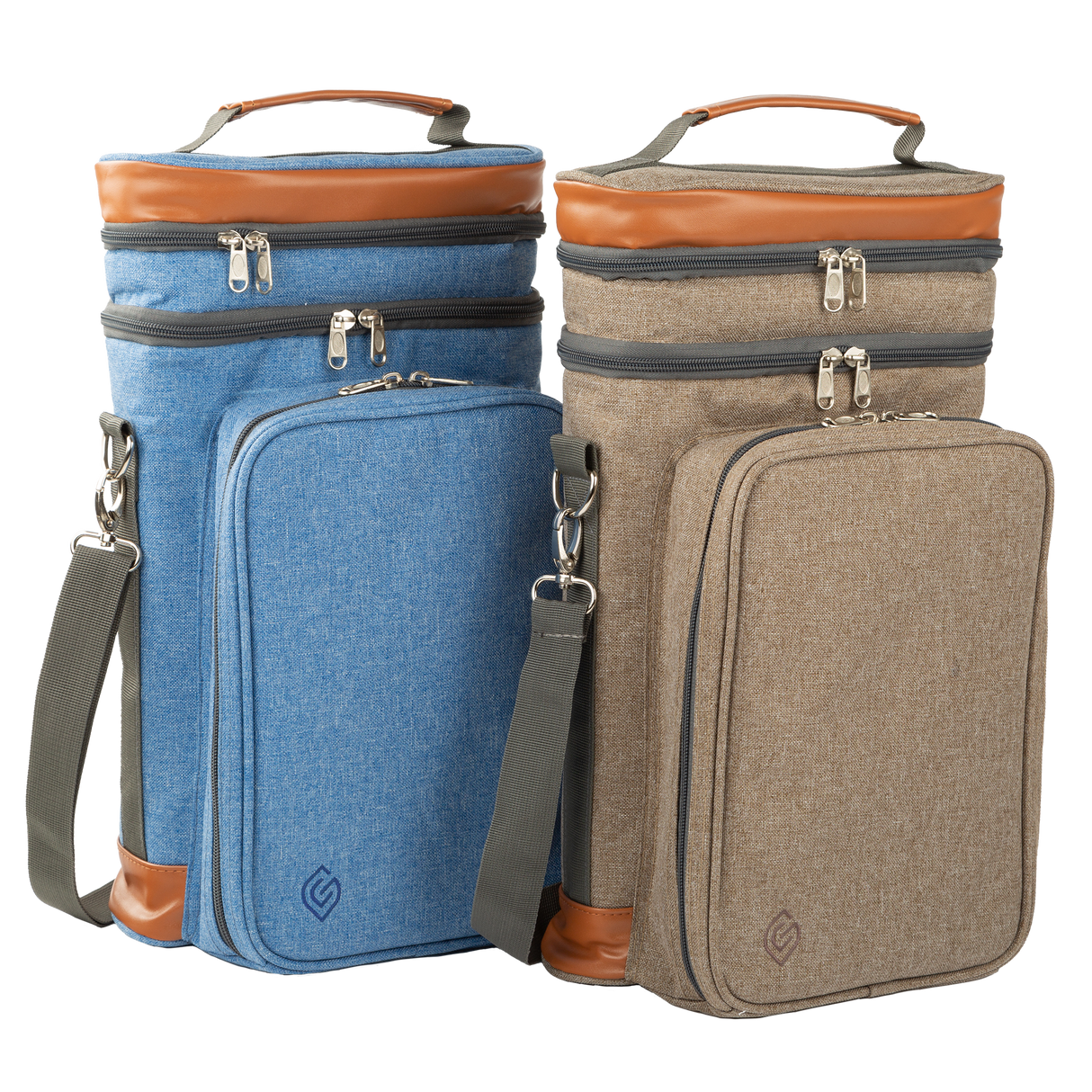 Contemporary Wine Cooler Bag for 4 people - Greenfield Collection