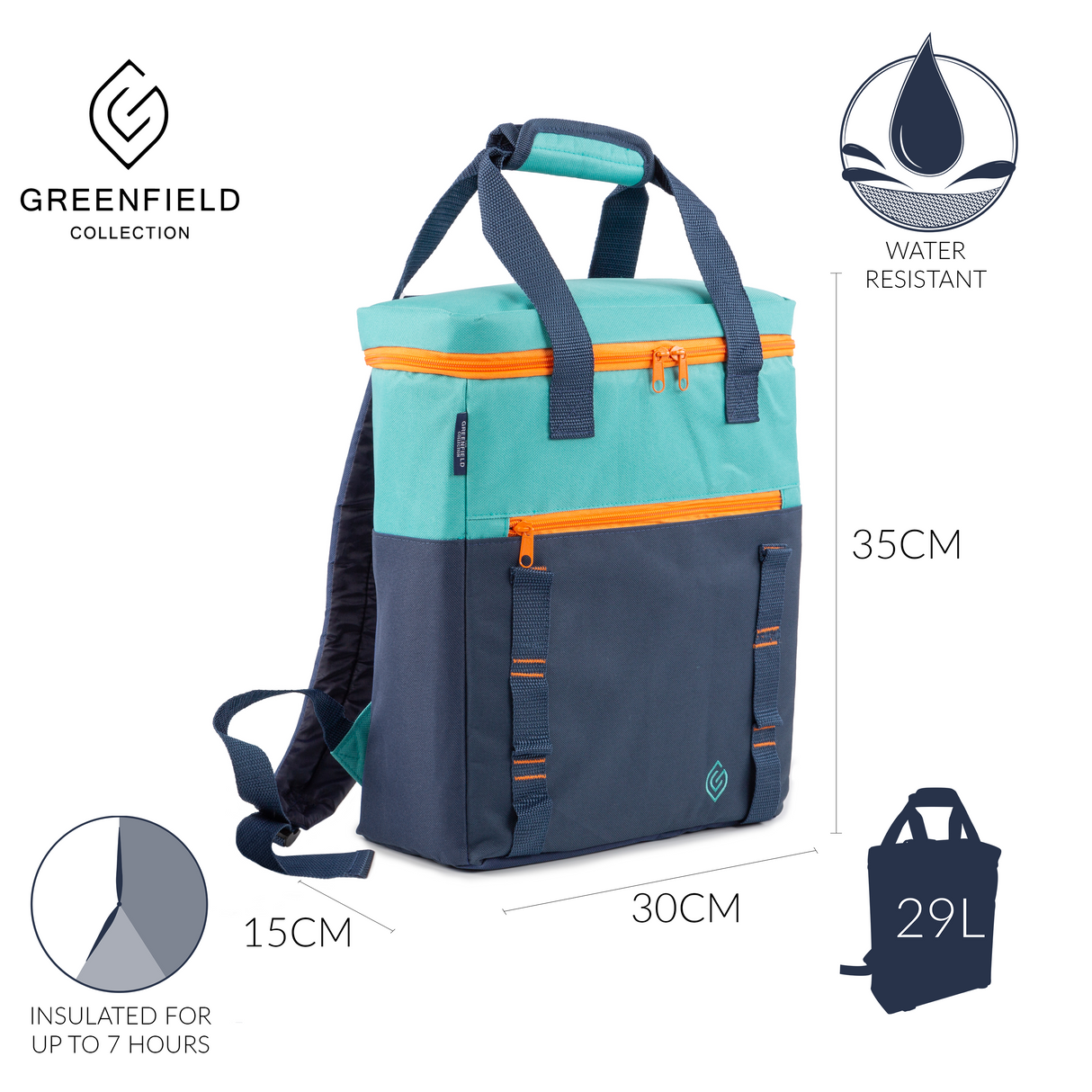 Coast Cool Picnic Backpack - The Greenfield Collection