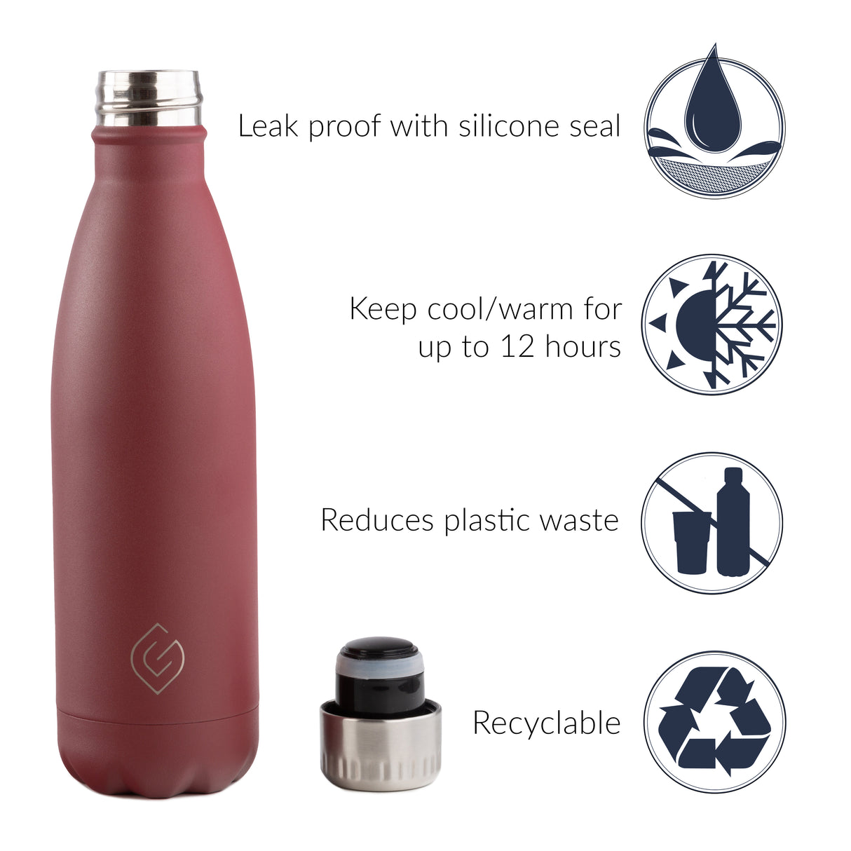 Coast Insulated Bottle – 500ml - The Greenfield Collection