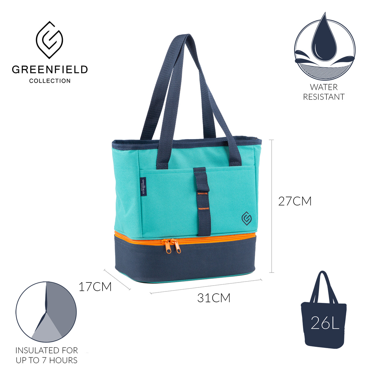 Coast Cool Small Tote Bag - The Greenfield Collection