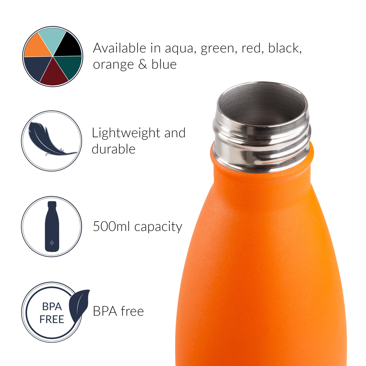 Coast Insulated Bottle – 500ml - The Greenfield Collection