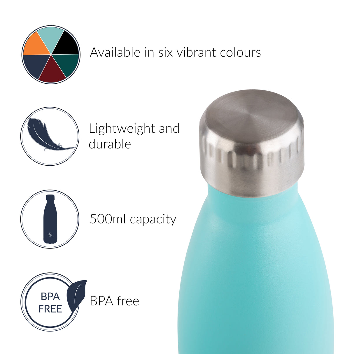 Coast Insulated Bottle – 500ml - The Greenfield Collection