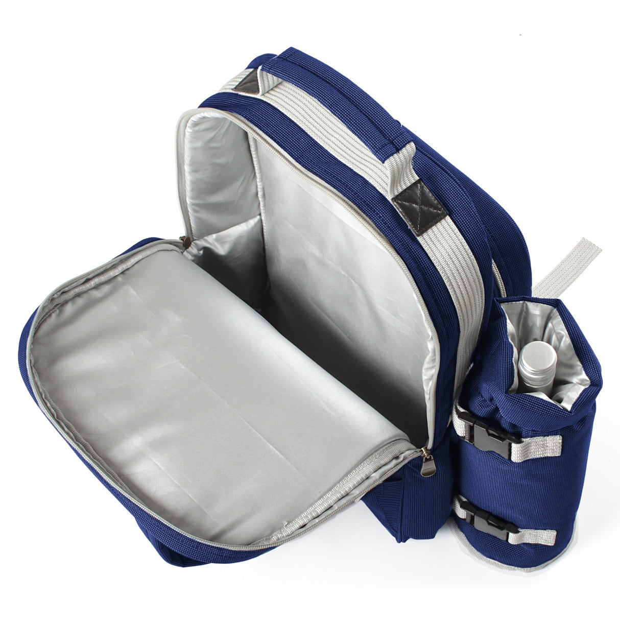 Greenfield Collection Luxury Forest Green Picnic Backpack Hamper for Two People - The Greenfield Collection