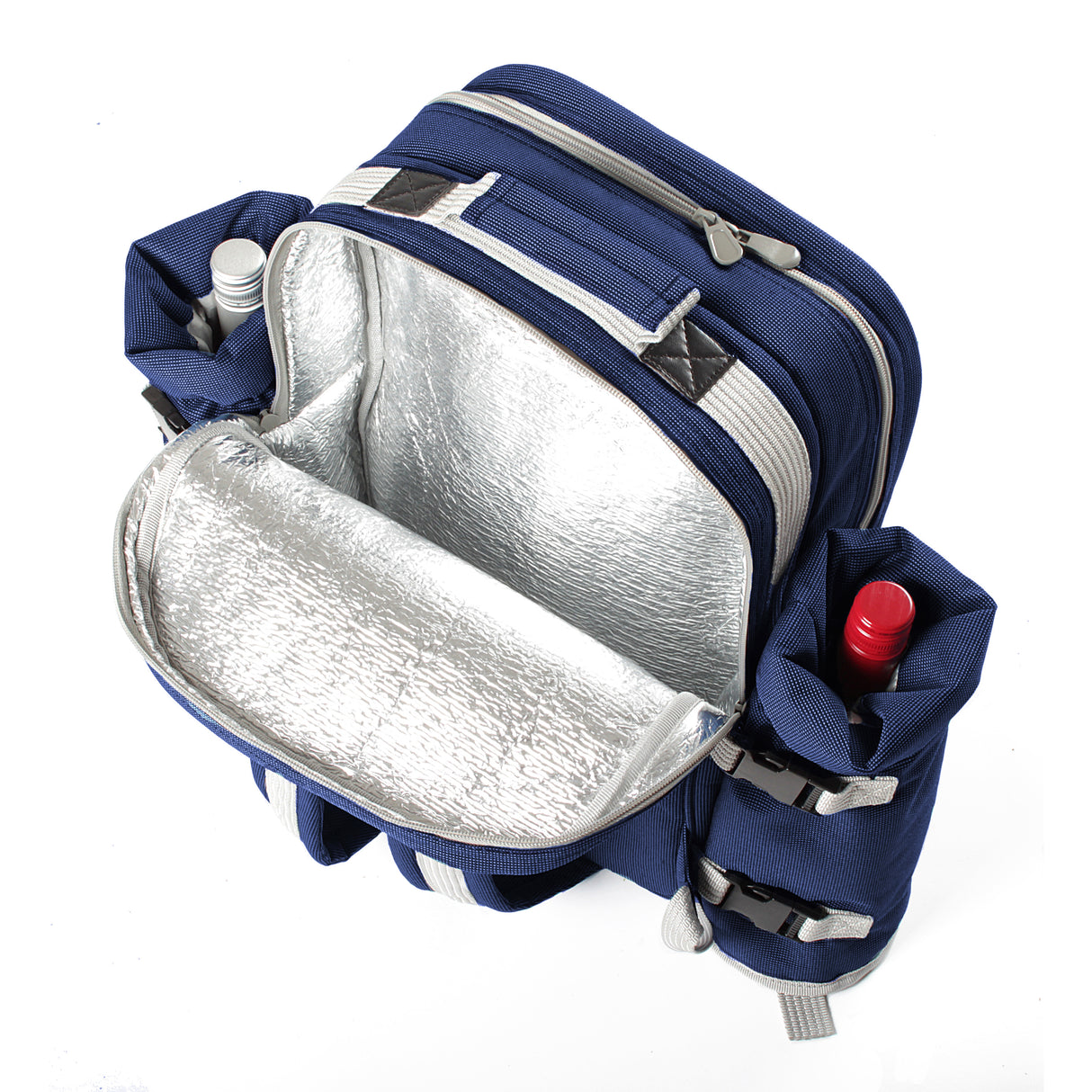 Greenfield Collection Luxury Picnic Backpack Hamper for Four People - The Greenfield Collection