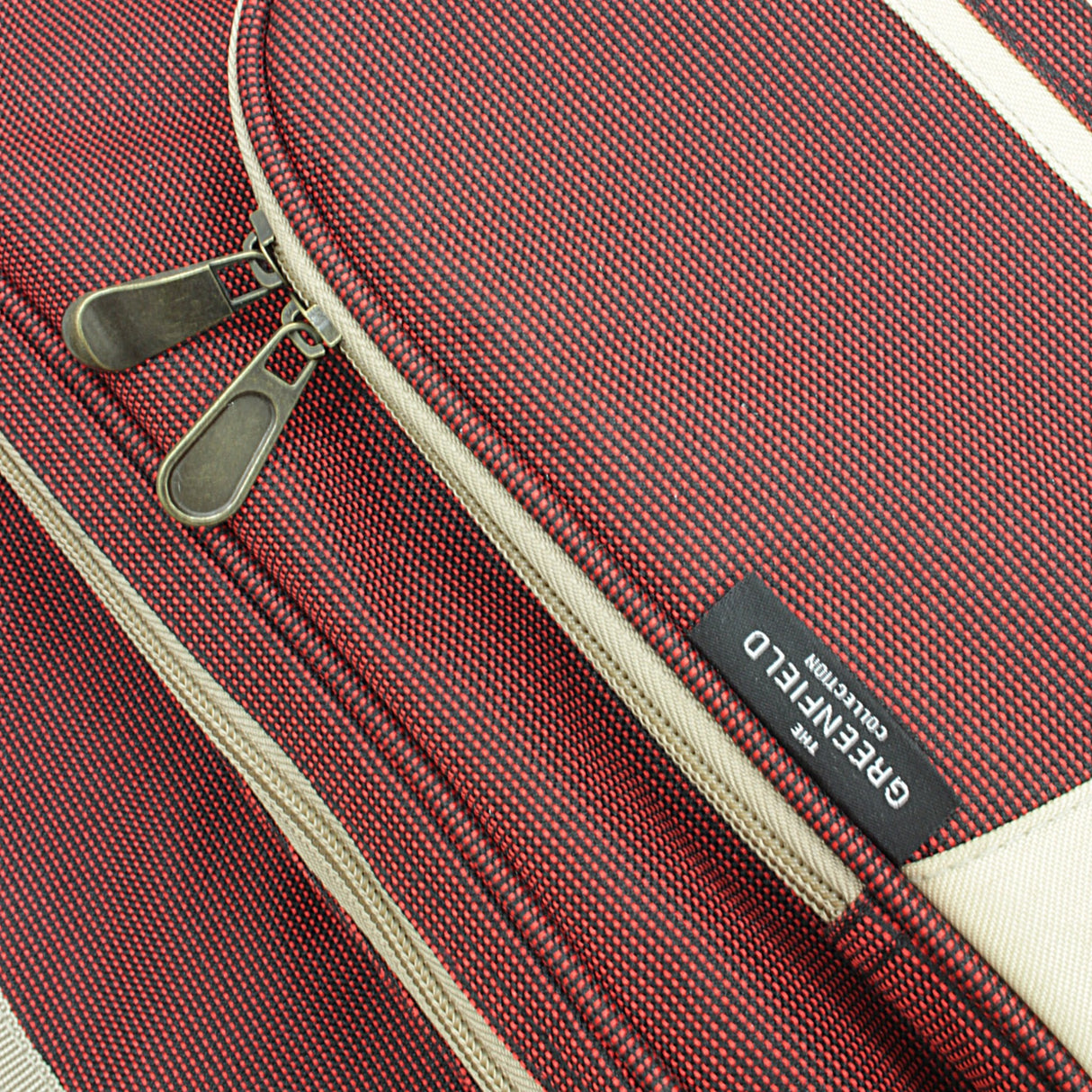 Greenfield Collection Super Deluxe Picnic Backpack Hamper for Two People with Matching Picnic Blanket - The Greenfield Collection