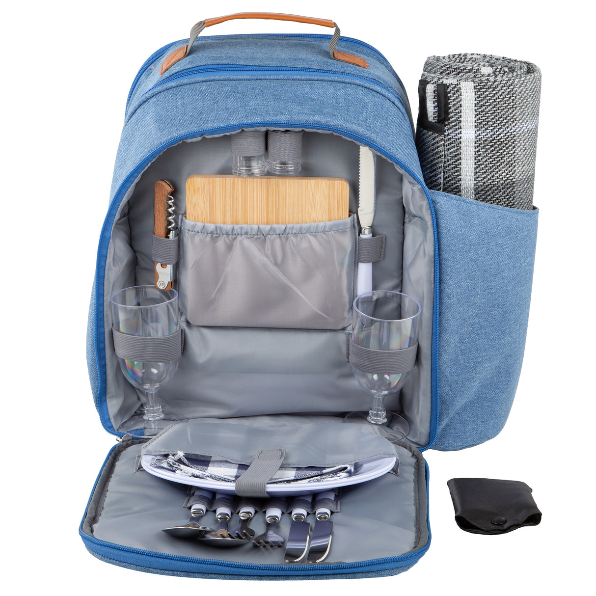 Contemporary Picnic Backpack 2 Person - The Greenfield Collection