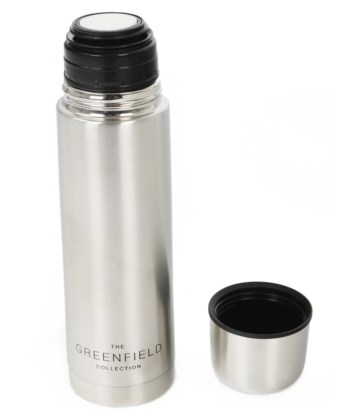 Greenfield Collection 0.5 Litre Vacuum Insulated Stainless Steel Flask - The Greenfield Collection