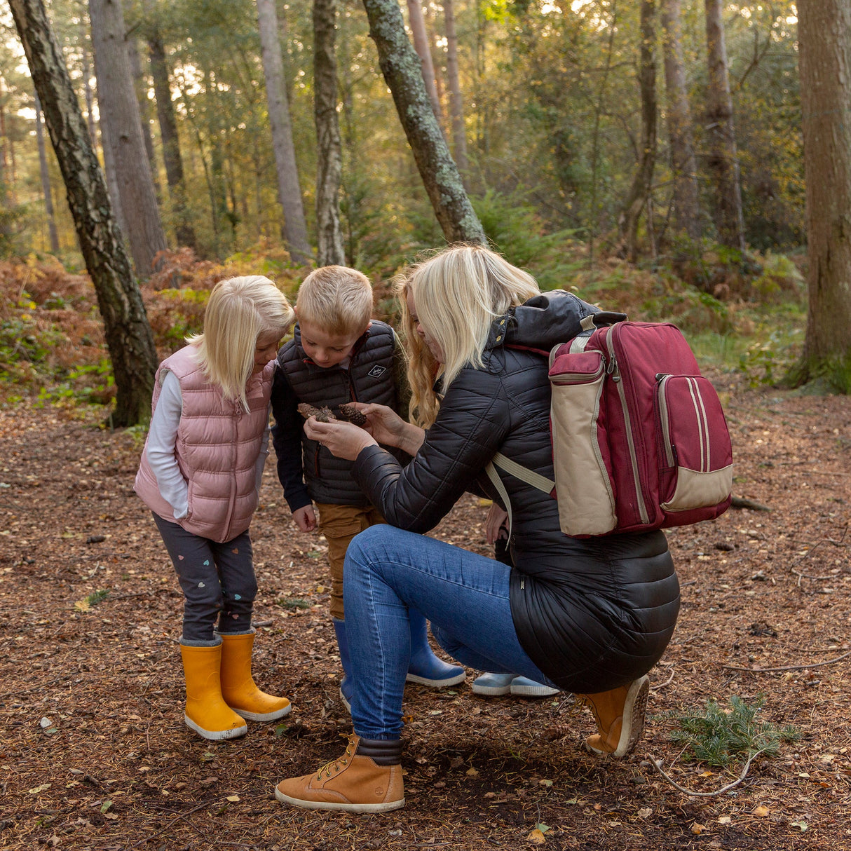 Deluxe Picnic Backpack Hamper for Four People - The Greenfield Collection