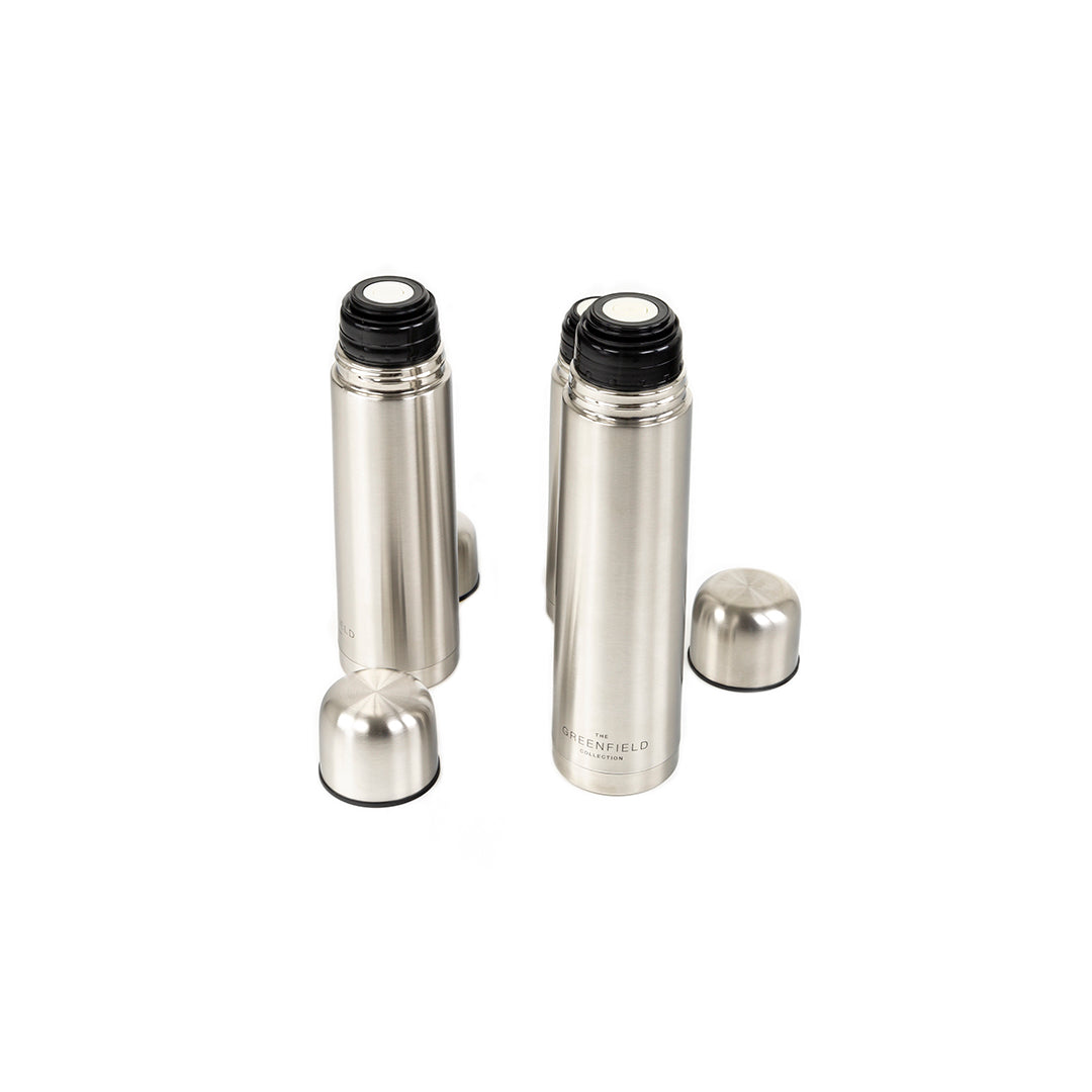 Greenfield Collection 1 Litre Vacuum Insulated Stainless Steel Flask - The Greenfield Collection