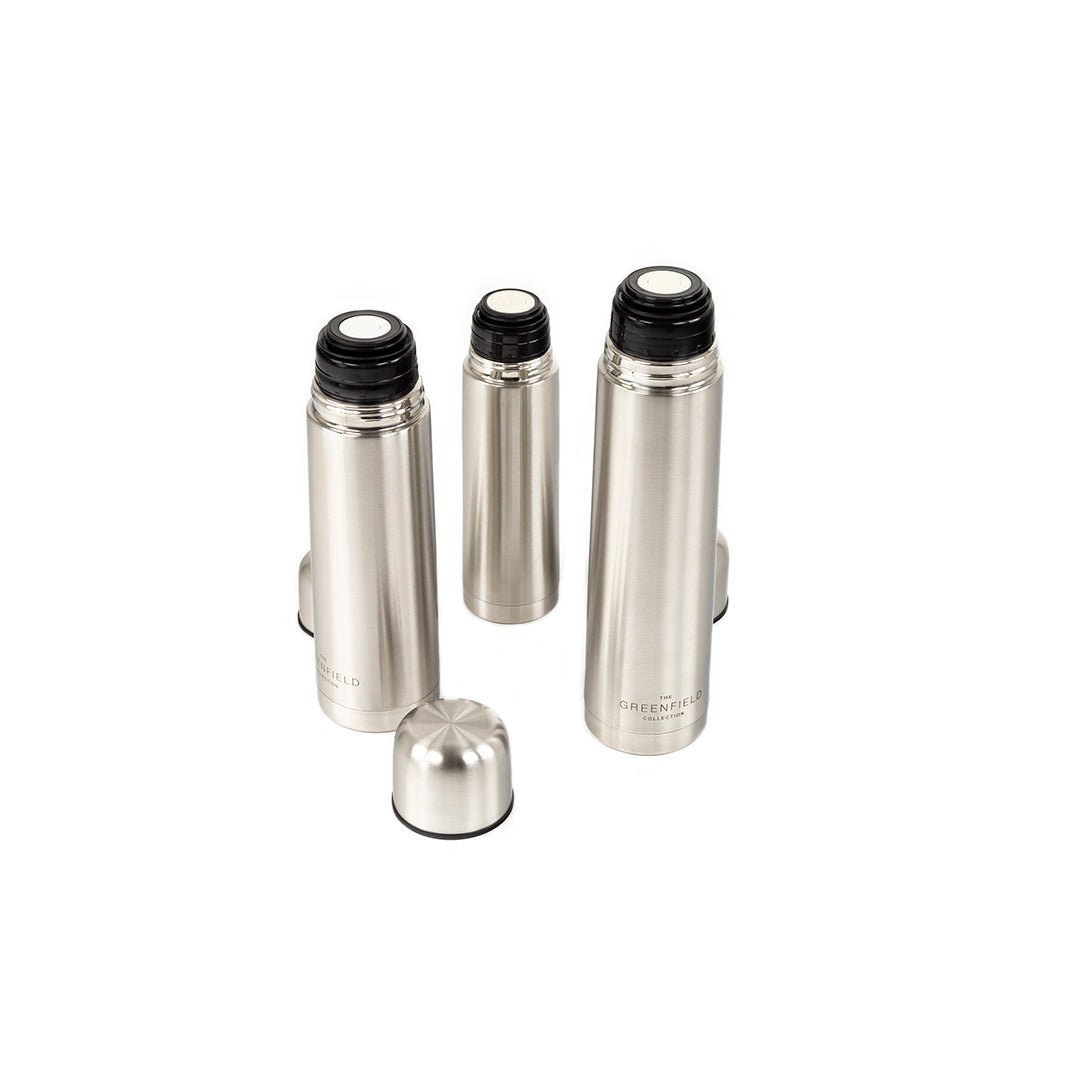 Greenfield Collection 1 Litre Vacuum Insulated Stainless Steel Flask - The Greenfield Collection