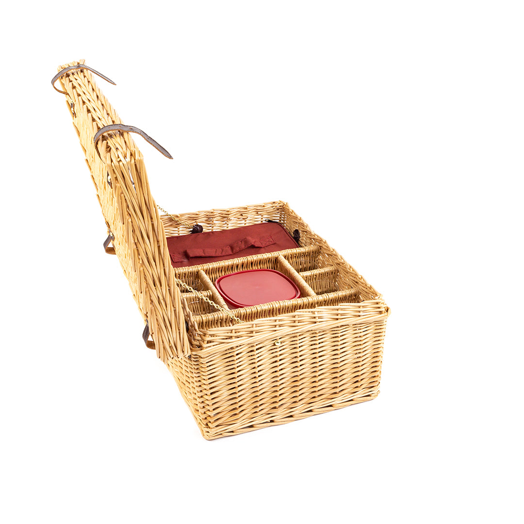 Greenfield Collection Blenheim Willow Picnic Hamper for Four People - The Greenfield Collection