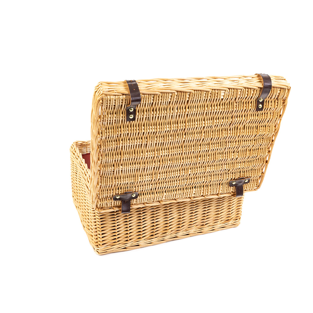 Greenfield Collection Blenheim Willow Picnic Hamper for Four People - The Greenfield Collection