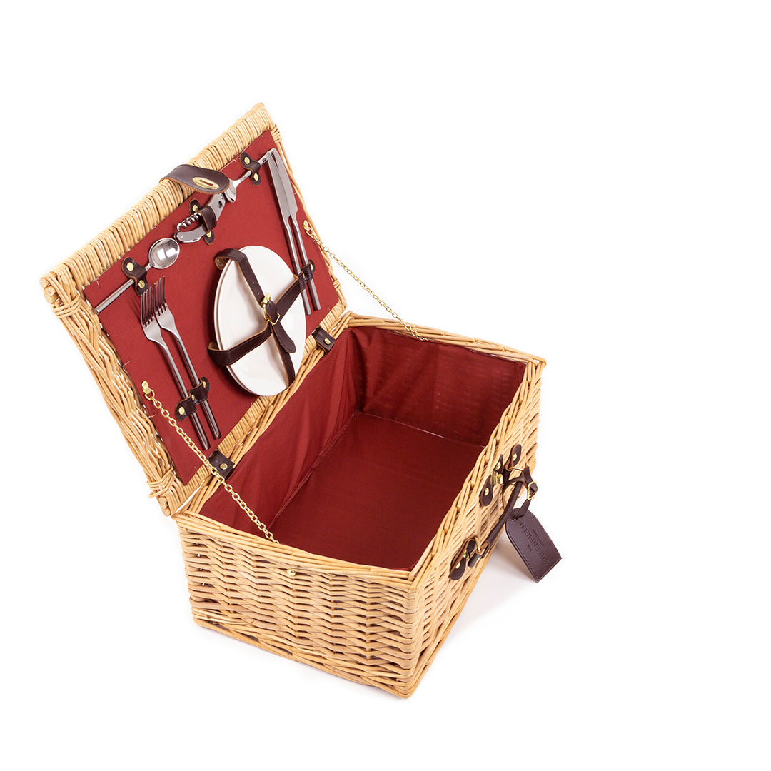 Greenfield Collection Buckingham Willow Picnic Hamper for Two People - The Greenfield Collection