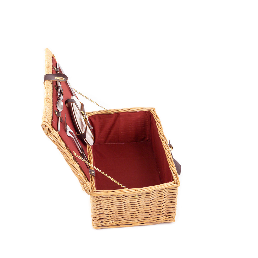 Greenfield Collection Buckingham Willow Picnic Hamper for Two People - The Greenfield Collection