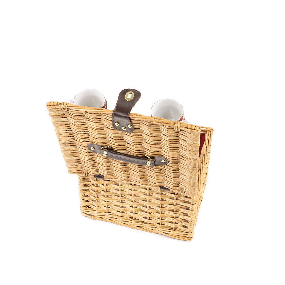 Greenfield Collection Dorchester Willow Picnic Hamper for Two People - The Greenfield Collection