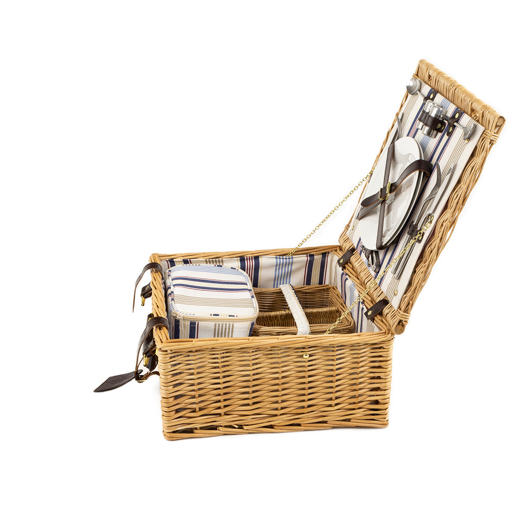 Greenfield Collection Chilworth Willow Picnic Hamper for Two People - The Greenfield Collection