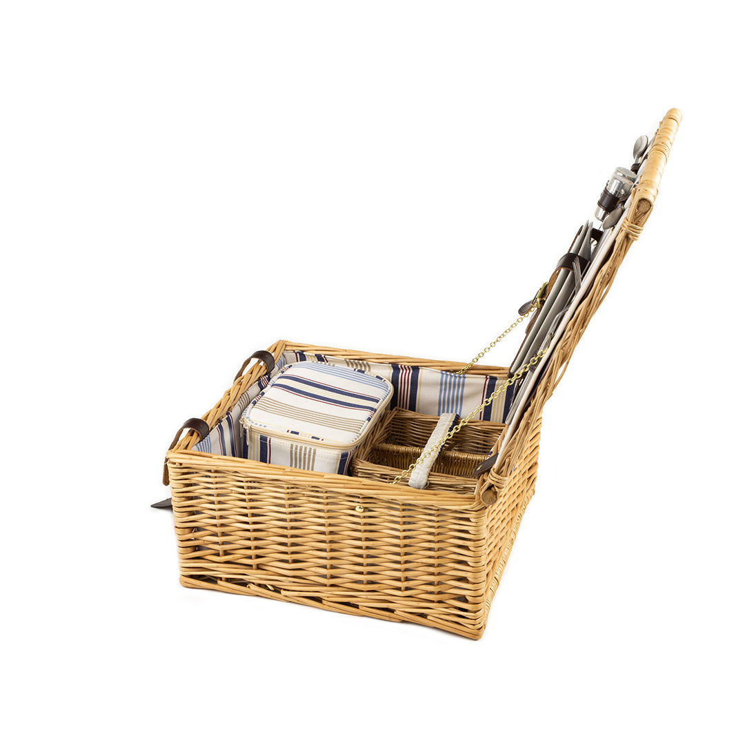 Greenfield Collection Chilworth Willow Picnic Hamper for Two People - The Greenfield Collection