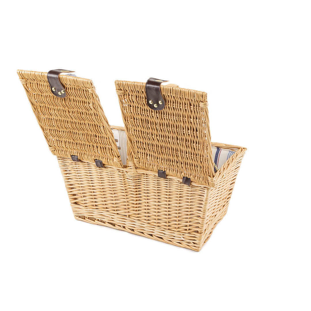 Greenfield Collection Park Lane Willow Picnic Hamper for Four People - The Greenfield Collection