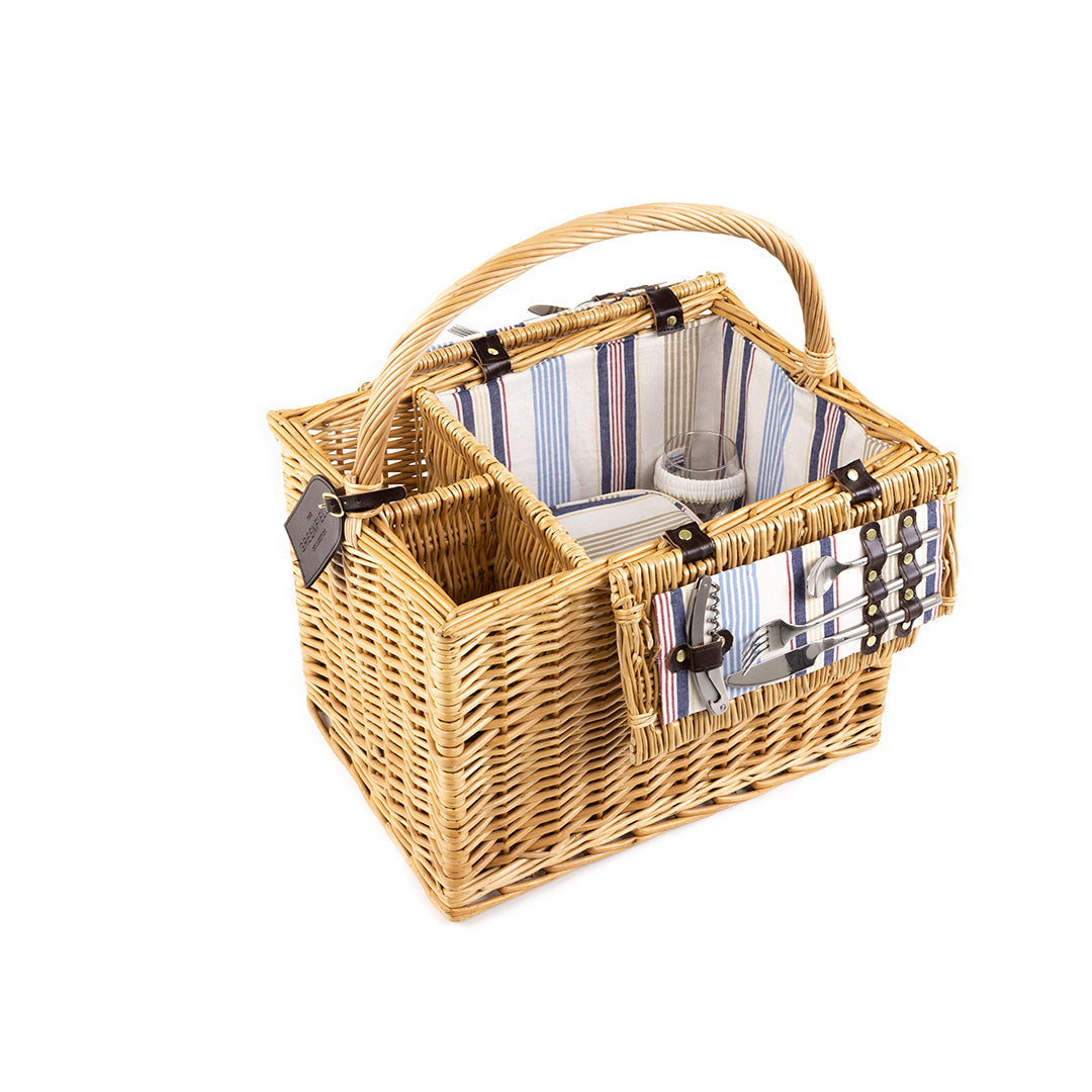 Greenfield Collection Arundel Willow Picnic Hamper for Two People - The Greenfield Collection