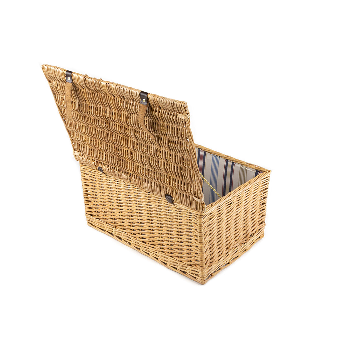 Greenfield Collection Ludlow Willow Picnic Hamper for Four People - The Greenfield Collection
