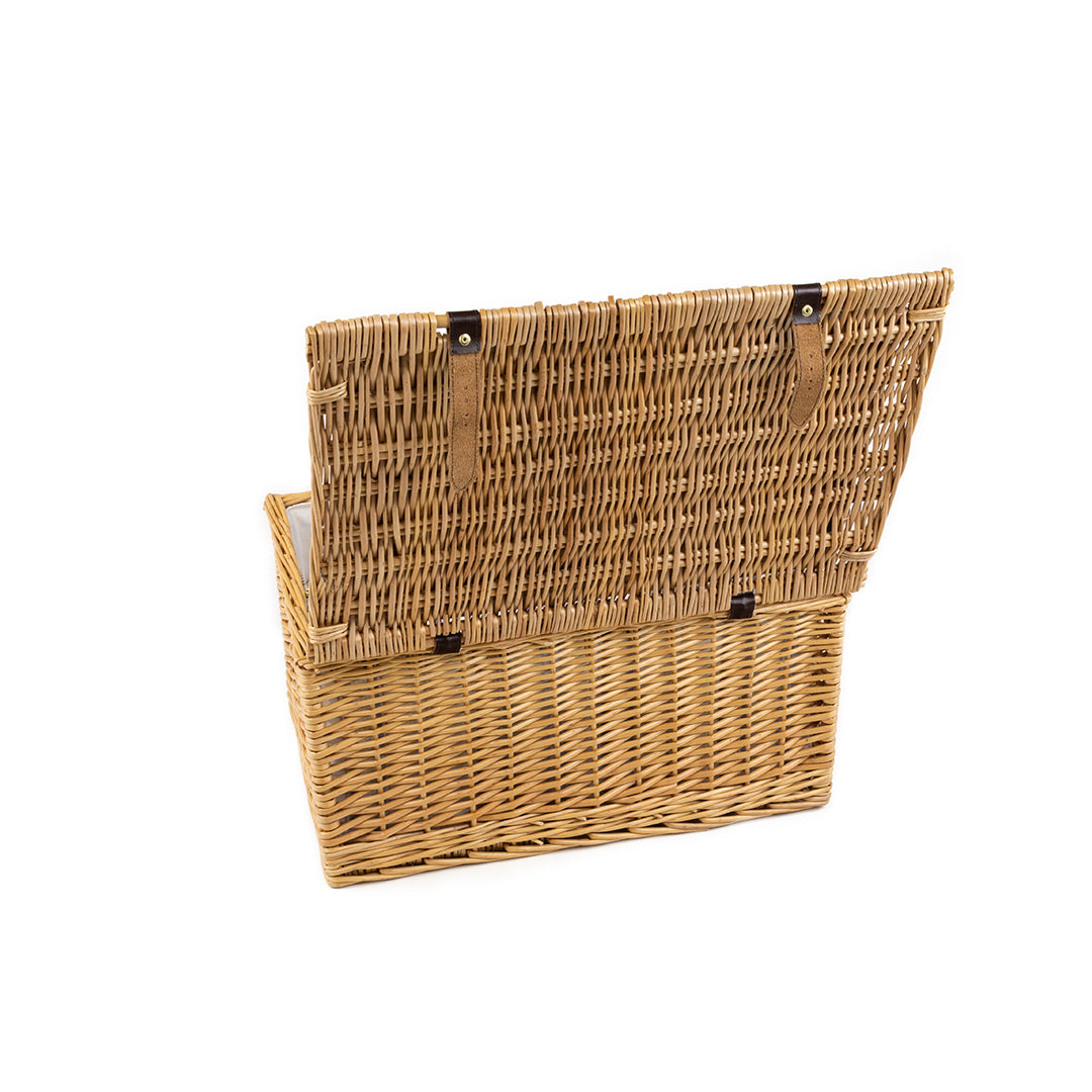 Greenfield Collection Ludlow Willow Picnic Hamper for Four People - The Greenfield Collection