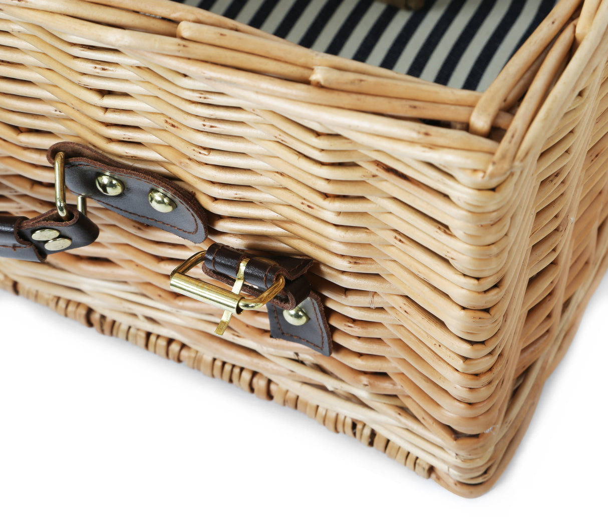 Greenfield Collection Winchester Willow Picnic Hamper for Four People - The Greenfield Collection