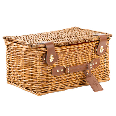 Salisbury Willow Picnic Basket Hamper - The Greenfield Collection