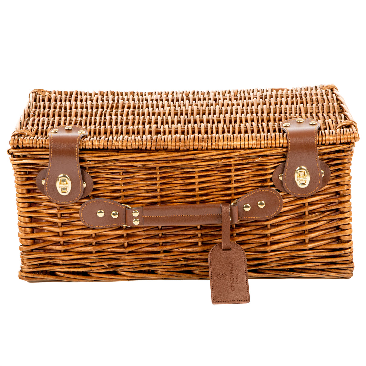 Salisbury Willow Picnic Basket Hamper - The Greenfield Collection