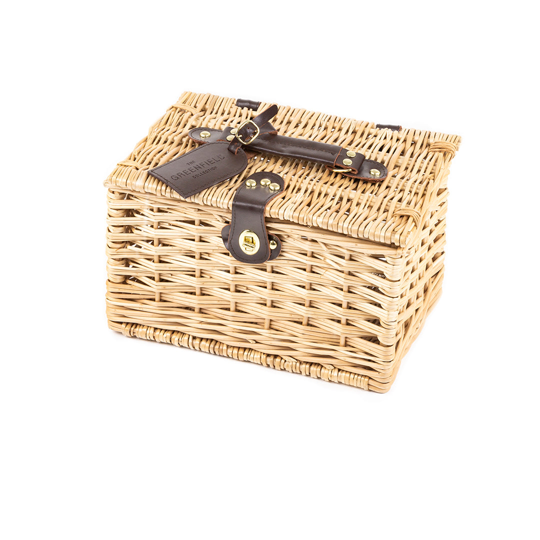 Greenfield Collection Mayfair Classic Willow Picnic Hamper - The Greenfield Collection