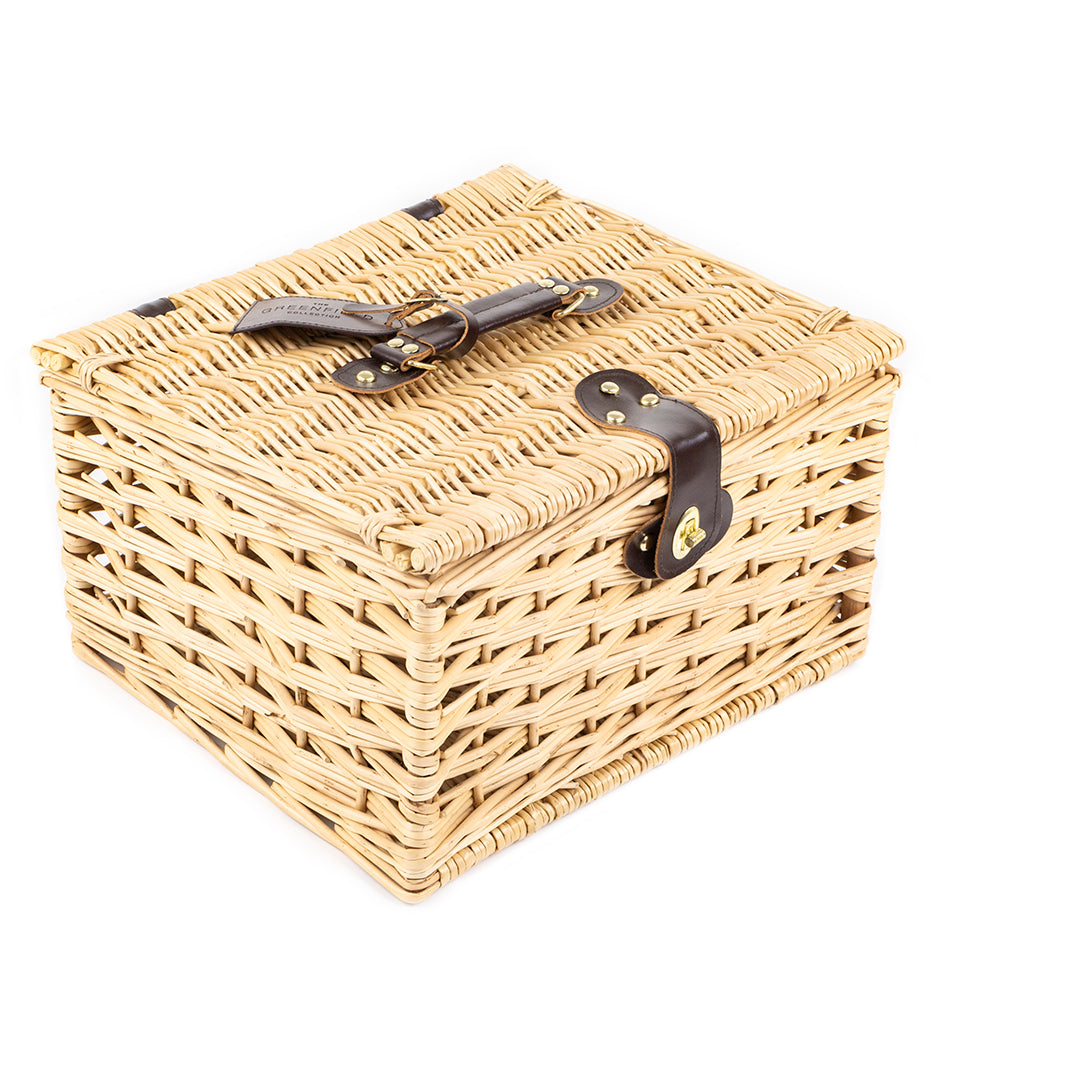 Greenfield Collection Kensington Classic Willow Picnic Hamper - The Greenfield Collection