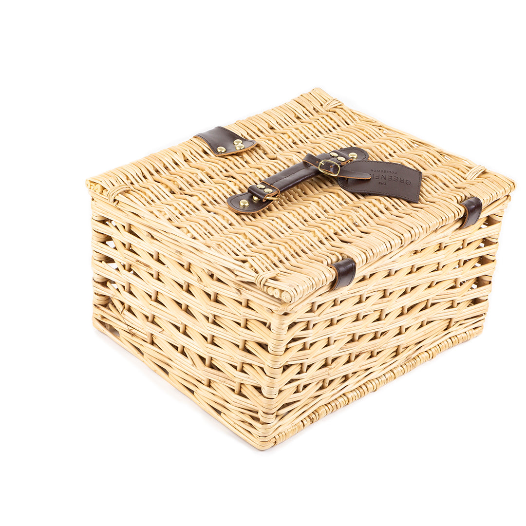Greenfield Collection Kensington Classic Willow Picnic Hamper - The Greenfield Collection
