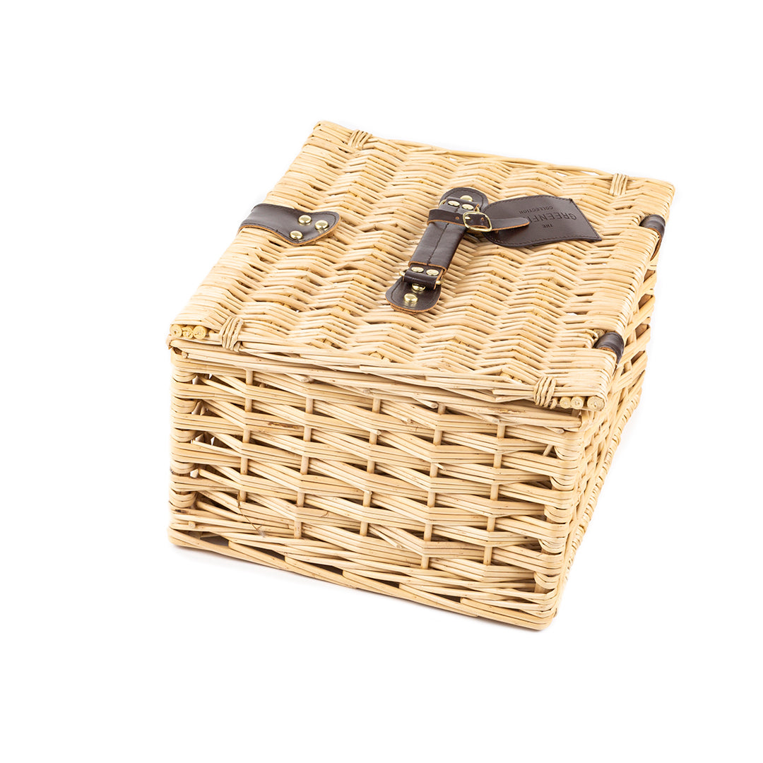 Greenfield Collection Kensington Classic Willow Picnic Hamper - The Greenfield Collection