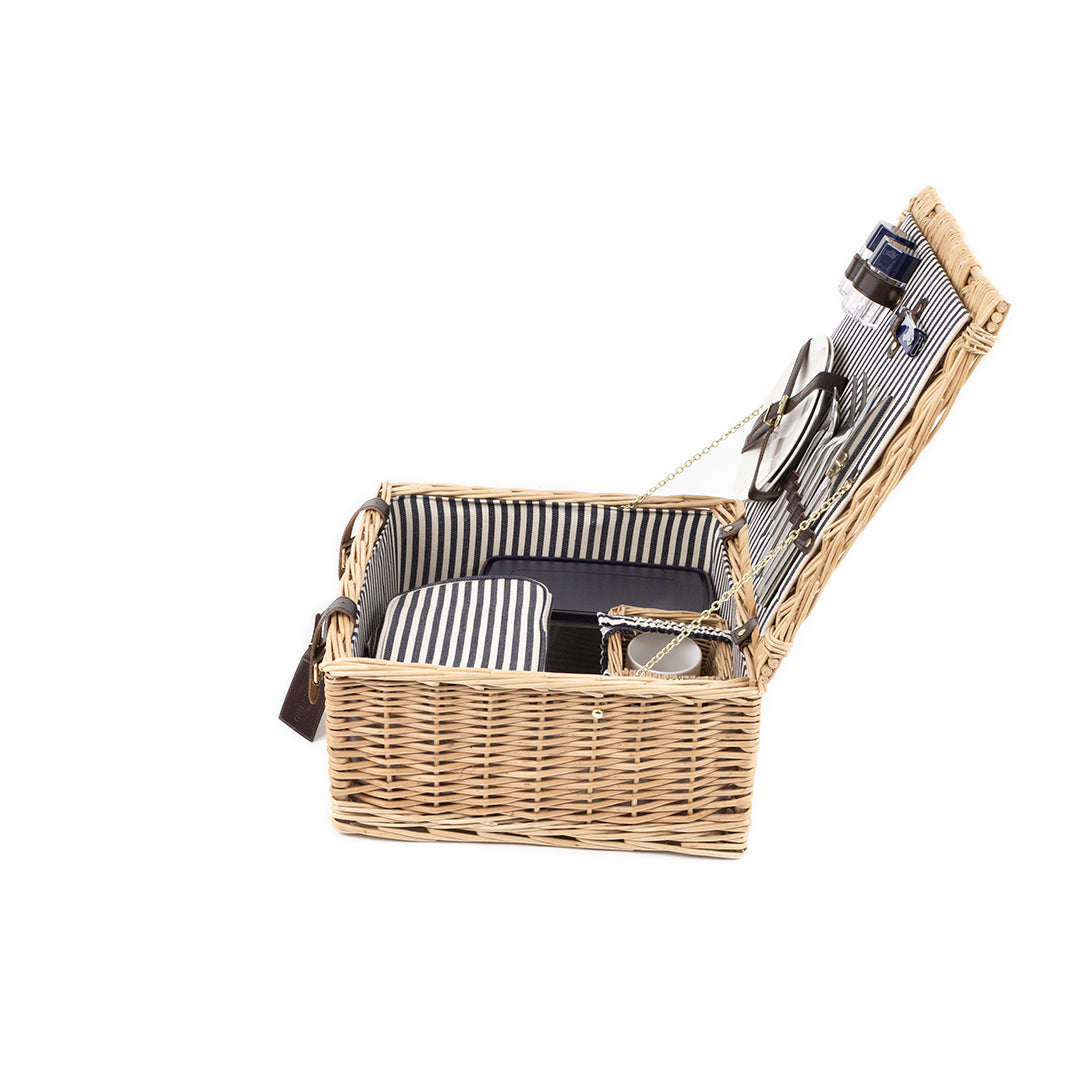 Greenfield Collection Sandbanks Willow Picnic Hamper for Two People - The Greenfield Collection