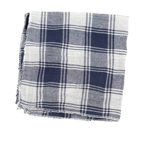 Greenfield Collection Checkered Stripe Cotton Napkin - Greenfield Collection