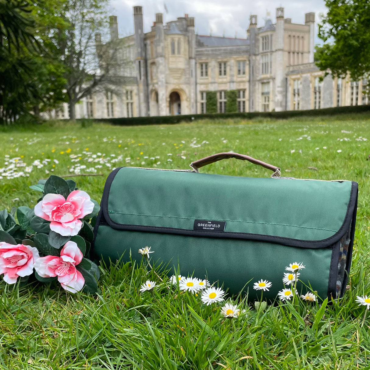 Luxury Plaid Moisture Resistant Picnic Blanket - The Greenfield Collection