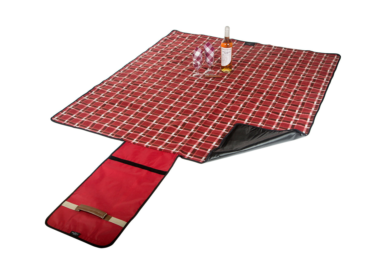Greenfield Collection Luxury Plaid Moisture Resistant Picnic Blanket - The Greenfield Collection