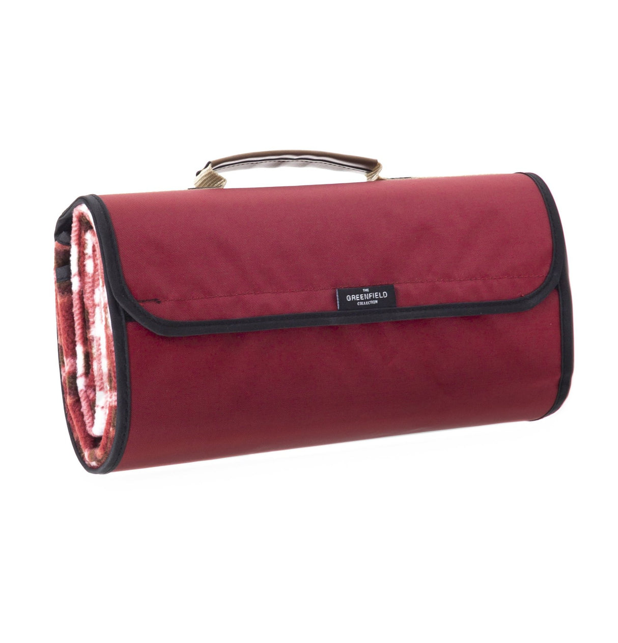 Greenfield Collection Deluxe Picnic Backpack Hamper for Four People with Matching Picnic Blanket - The Greenfield Collection