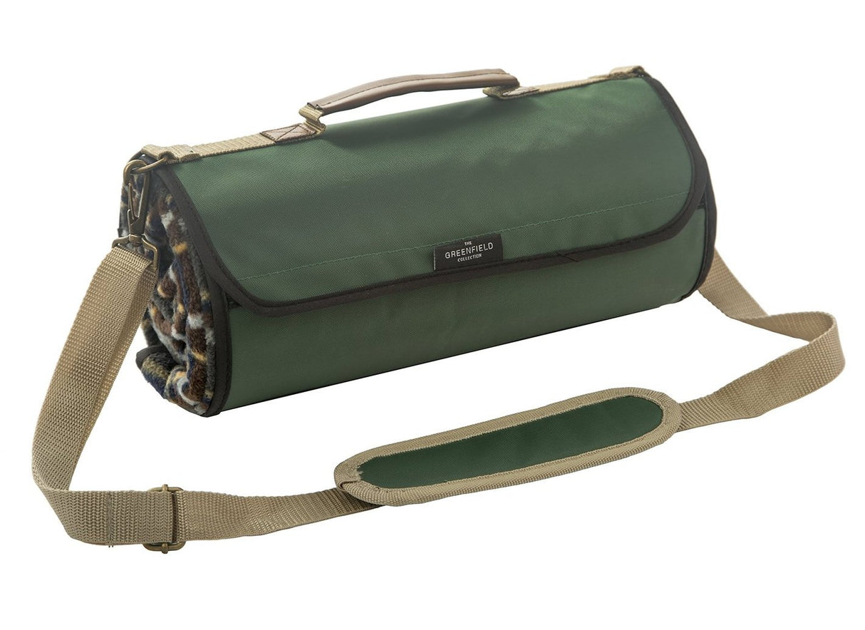 Greenfield Collection XL Luxury Plaid Moisture Resistant Picnic Blanket - The Greenfield Collection