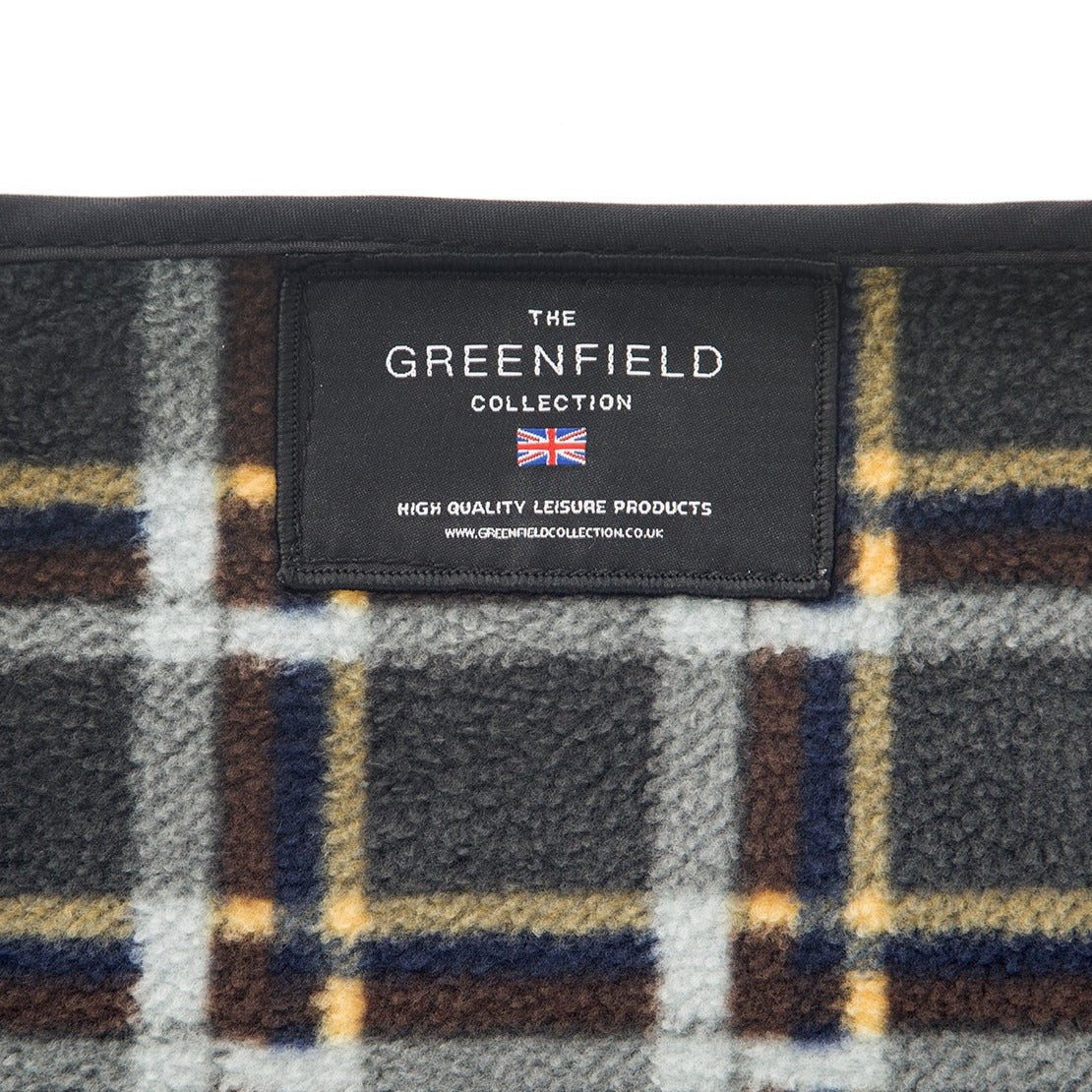 Greenfield Collection XL Luxury Plaid Moisture Resistant Picnic Blanket - The Greenfield Collection