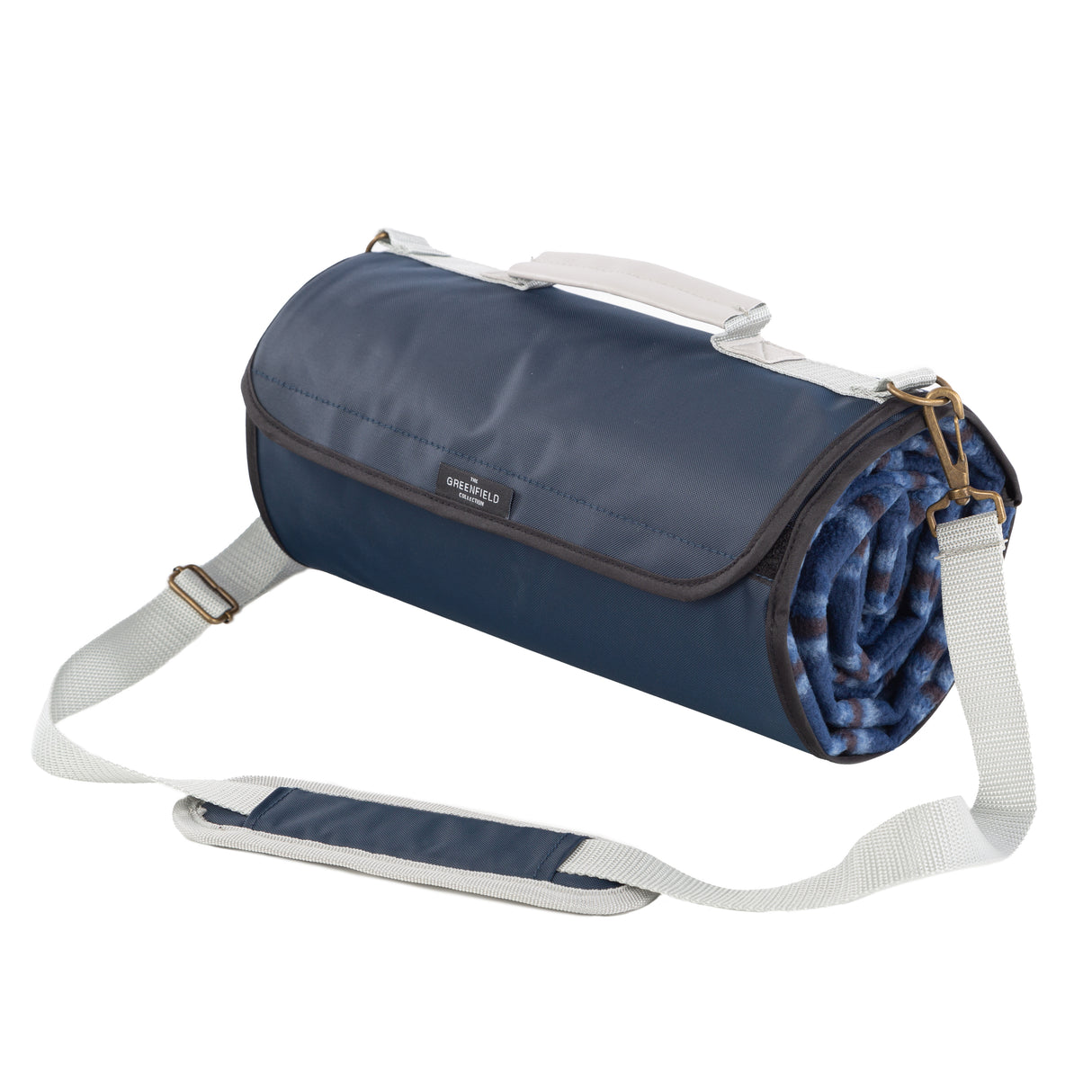 Greenfield Collection XL Luxury Plaid Moisture Resistant Picnic Blanket - The Greenfield Collection