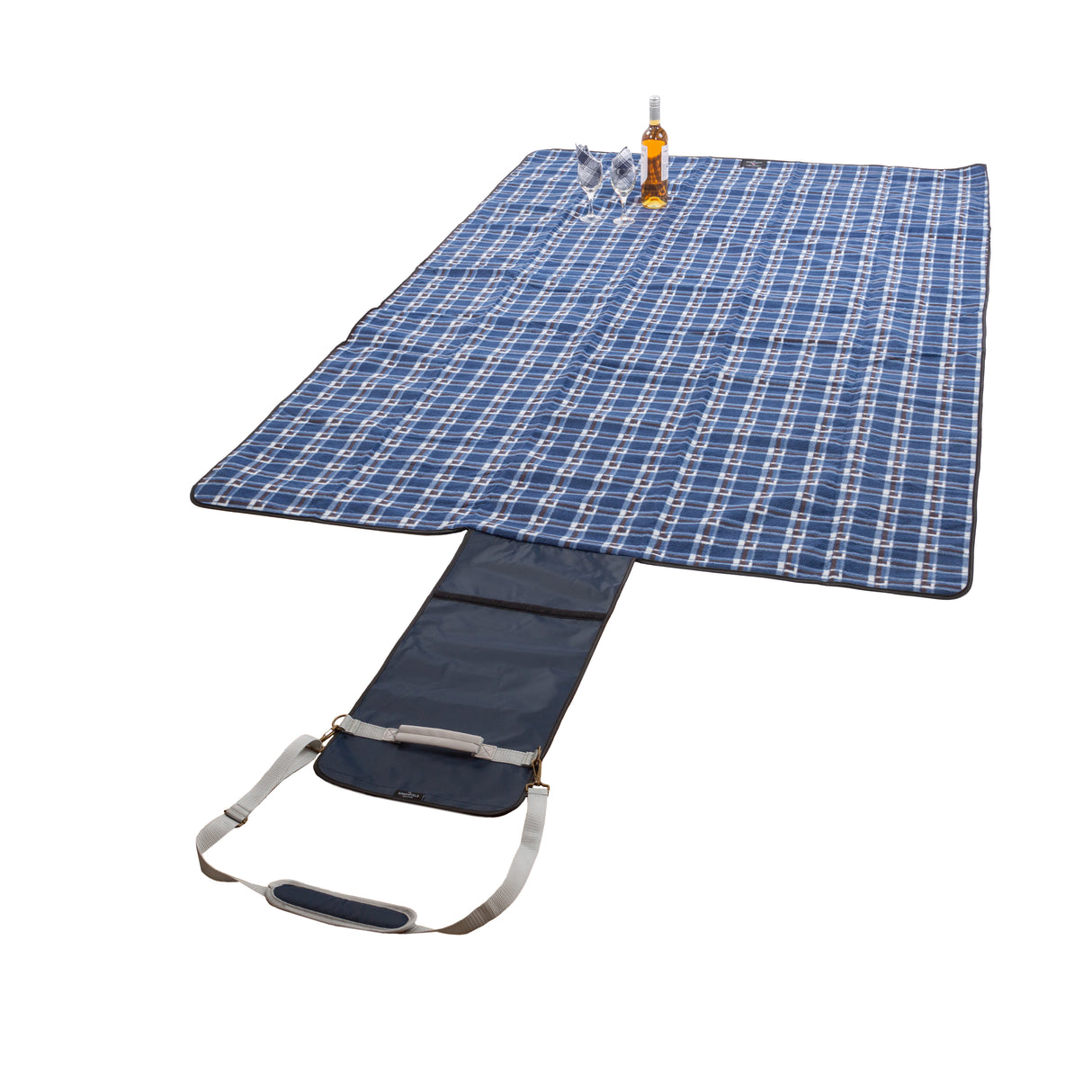 Greenfield Collection XL Luxury Plaid Moisture Resistant Picnic Blanket - The Greenfield Collection