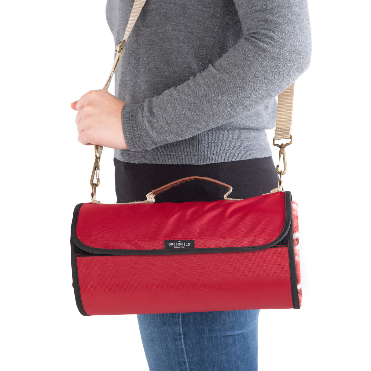 Greenfield Collection XL Luxury Plaid Moisture Resistant Picnic Blanket - The Greenfield Collection