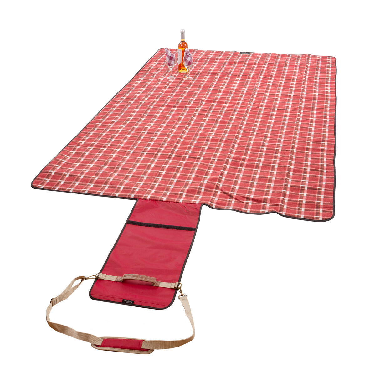 Greenfield Collection XL Luxury Plaid Moisture Resistant Picnic Blanket - The Greenfield Collection