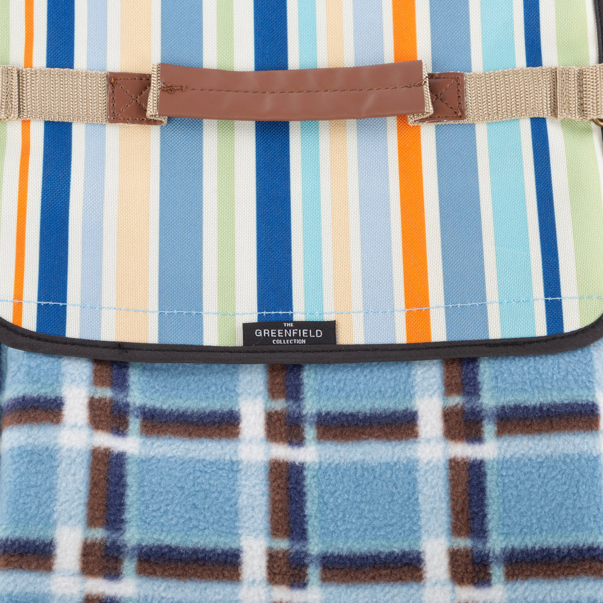 Greenfield Collection XL Luxury Plaid Moisture Resistant Picnic Blanket - The Greenfield Collection