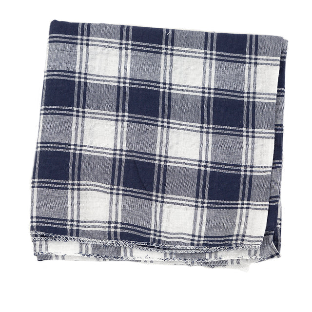 Greenfield Collection Checkered Stripe Cotton Table Cloth - Greenfield Collection
