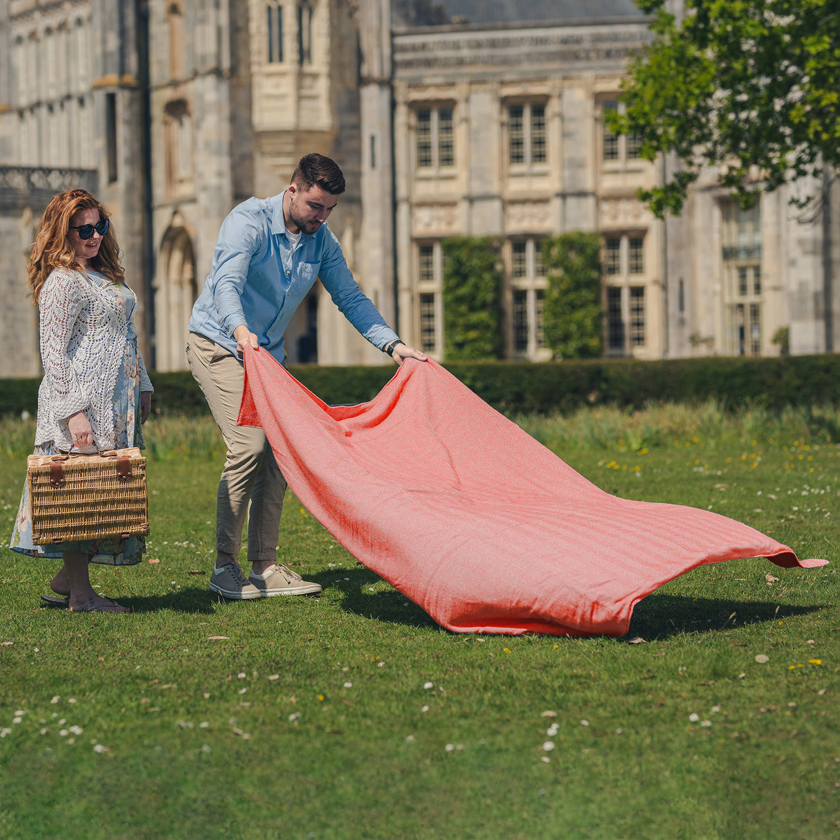 Heritage Herringbone Wool Blanket - The Greenfield Collection