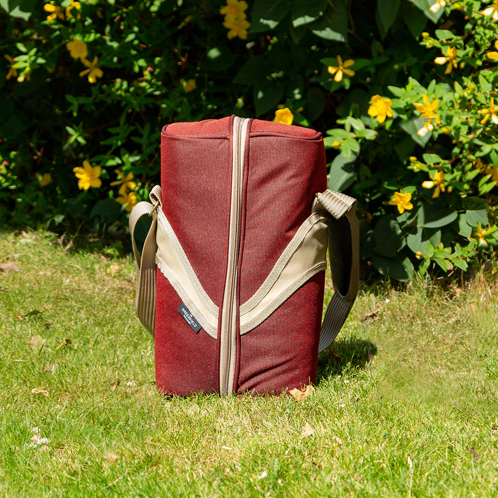 Greenfield Collection Deluxe Wine Cooler Bag for Two People - The Greenfield Collection