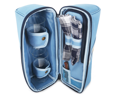 Greenfield Collection Deluxe Wine Cooler Bag for Two People - The Greenfield Collection