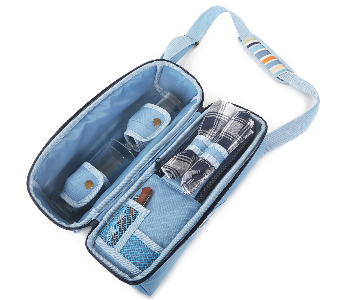 Greenfield Collection Deluxe Wine Cooler Bag for Two People - The Greenfield Collection